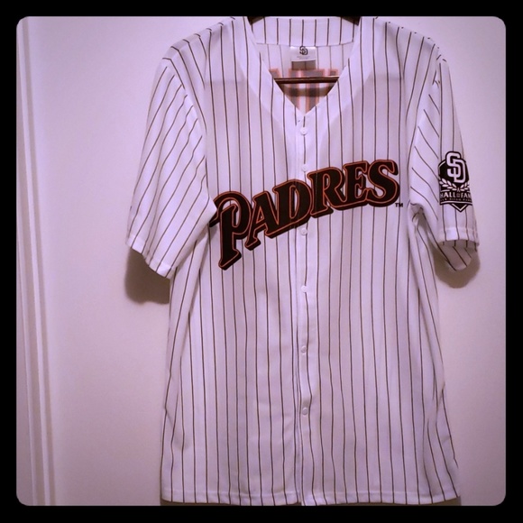 San Diego Padres Other - Padres,  Button Up, Jersey Style,  Shirt, Size XL